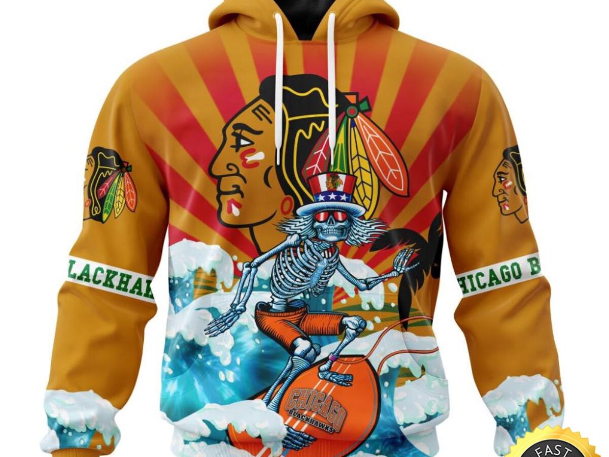 NHL Chicago BlackHawks Hoodie Specialized Kits For The Grateful