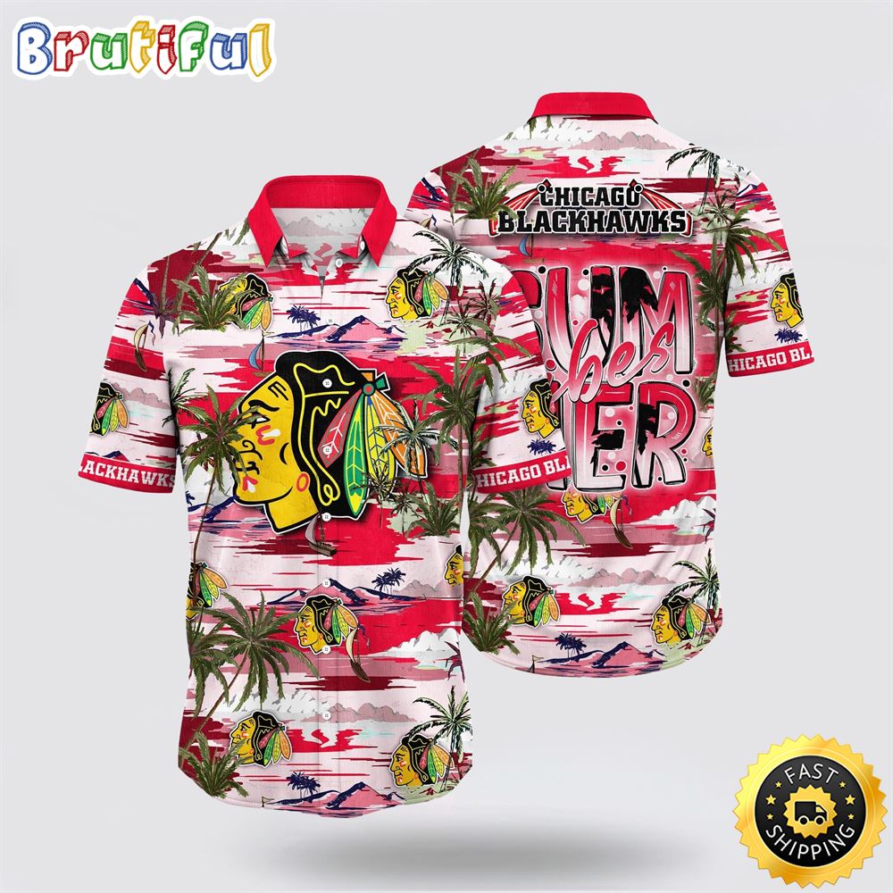 NHL Chicago Blackhawks Hawaiian Shirt Tropical Desert Island Motif Summer Hawaiian Shirt 1 jst98w.jpg
