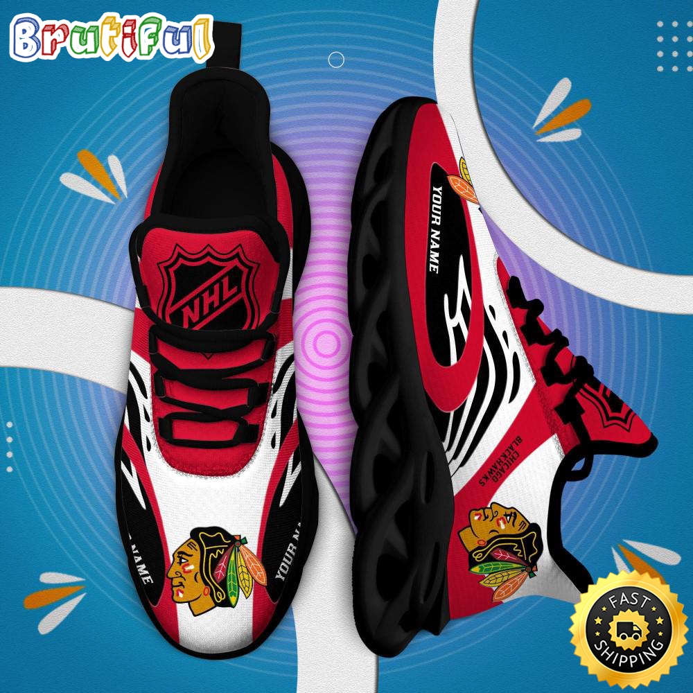 NHL Chicago Blackhawks Personalized Max Soul Shoes ictx9z.jpg