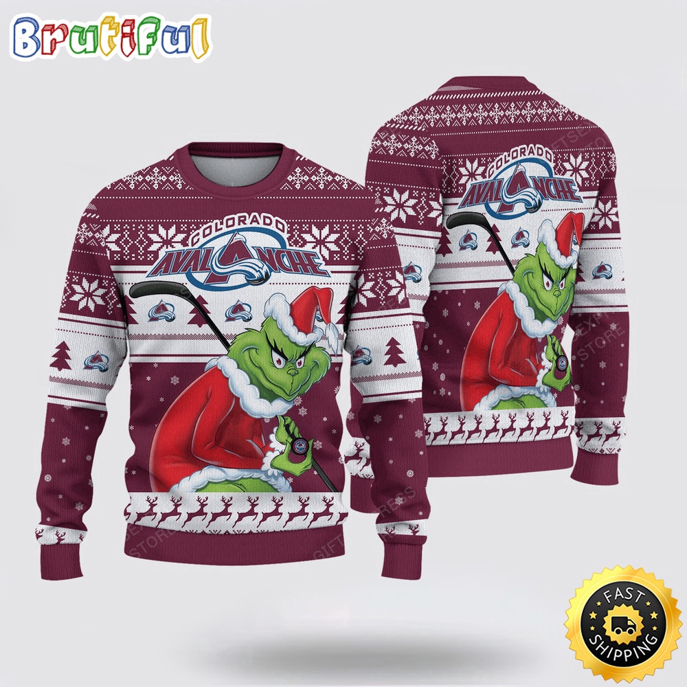NHL Colorado Avalanche Ugly Sweater Grinch Christmas Sweater 1 on5kmn.jpg