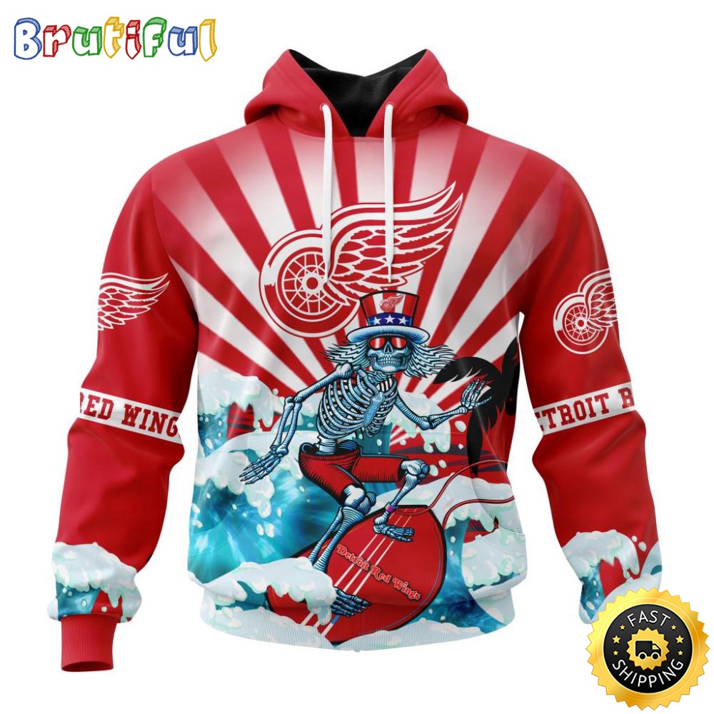 NHL Detroit Red Wings Hoodie Specialized Kits For The Grateful Dead 3D Hoodie Unisex Hoodie Tshirt tcj7ku