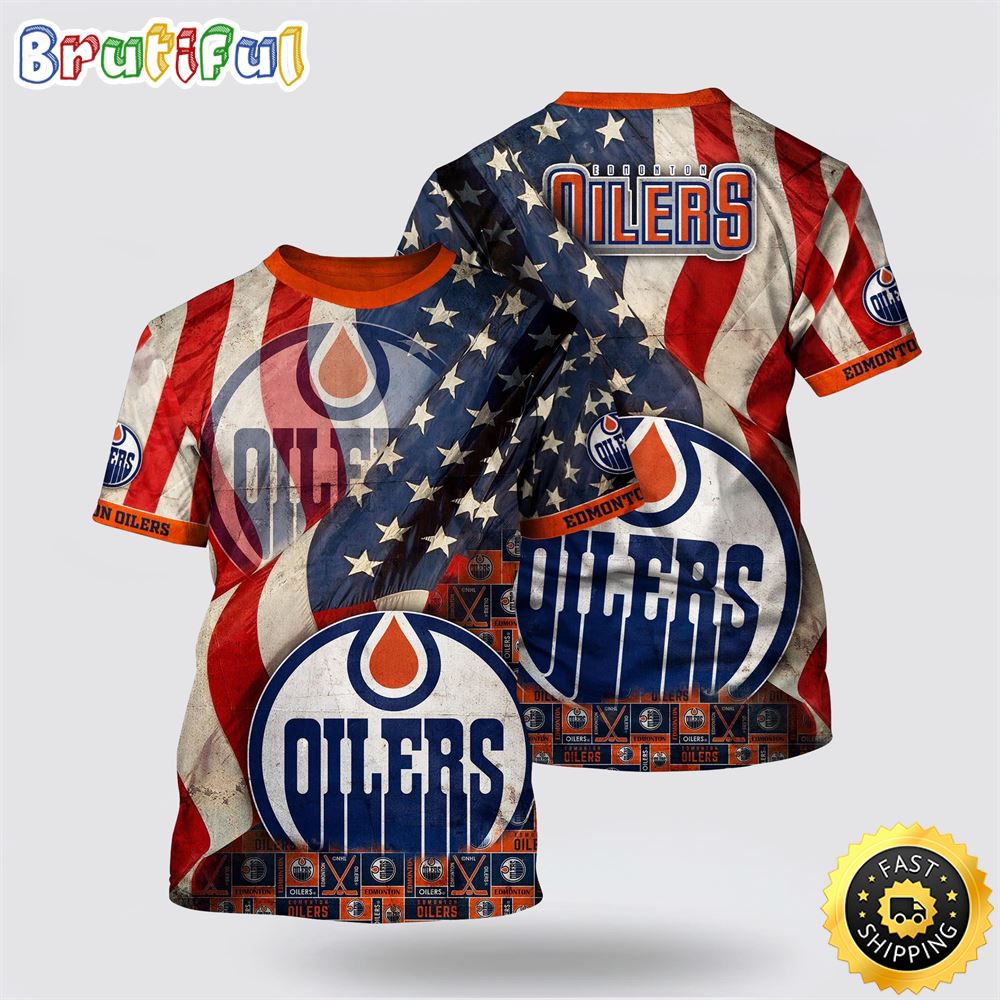 NHL Edmonton Oilers All Over Print T Shirt With American Flag Pattern Summer T Shirt 1 y5dord.jpg