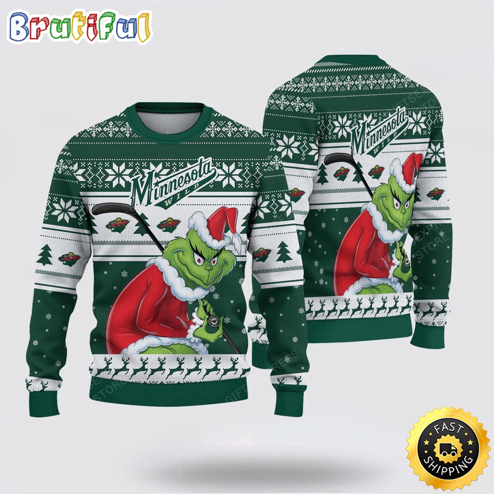 NHL Minnesota Wild Ugly Sweater Grinch Christmas Sweater 2 vxrpmm.jpg