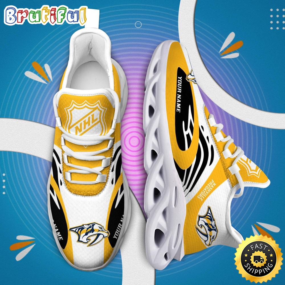 NHL Nashville Predators Personalized Max Soul Shoes pkzken.jpg