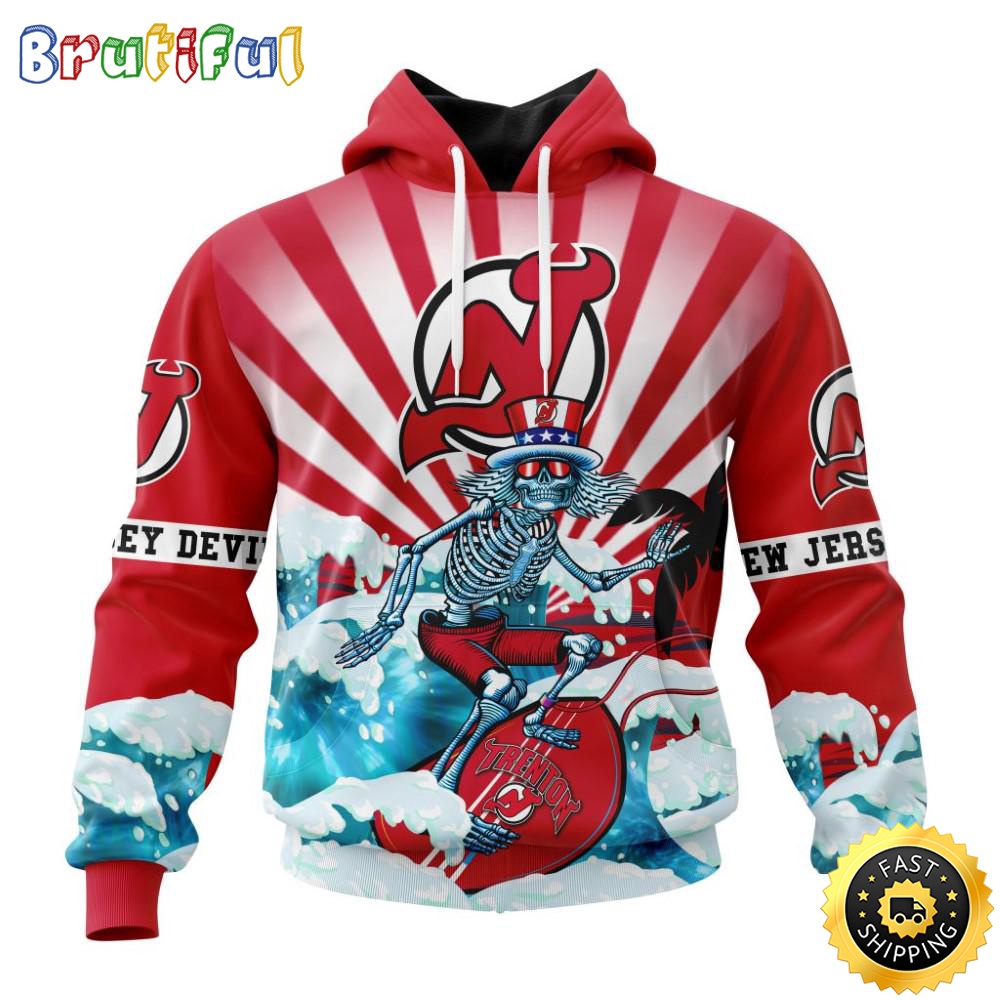 NHL New Jersey Devils Hoodie Specialized Kits For The Grateful Dead 3D Hoodie Unisex Hoodie Tshirt d1jl8s