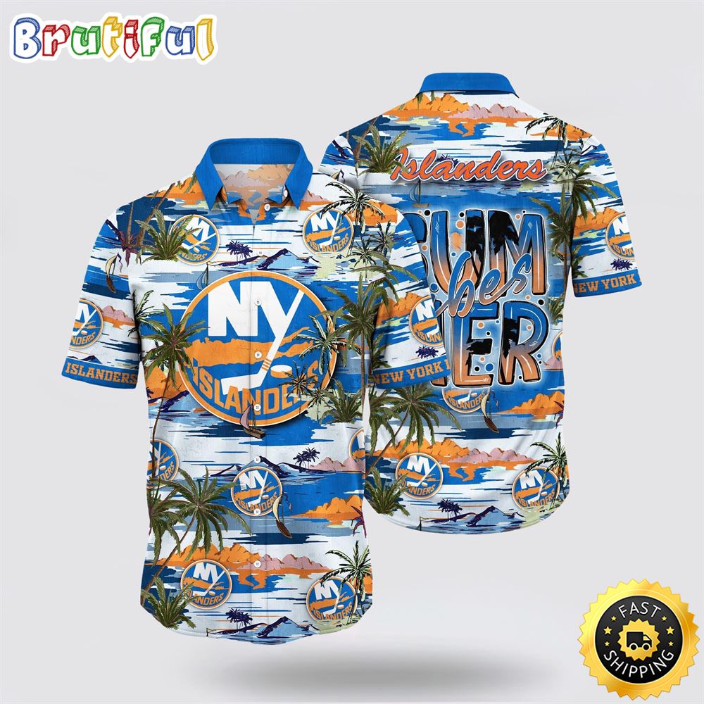 NHL New York Islanders Hawaiian Shirt Tropical Desert Island Motif Summer Hawaiian Shirt 1 hyuvtz.jpg