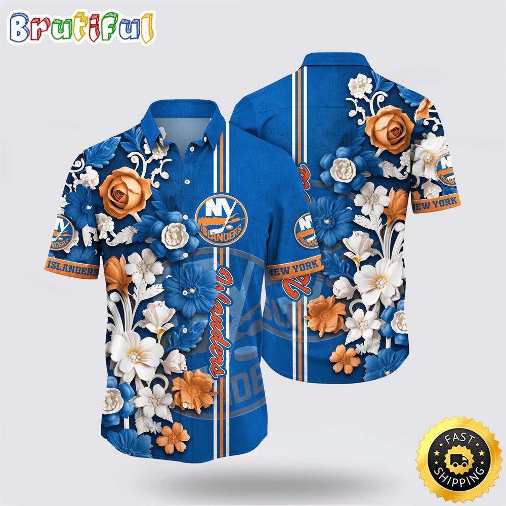 NHL New York Islanders Hawaiian Shirt Tropical Hepatica Floral Pattern Summer Hawaiian Shirt 1 ro5mxh.jpg