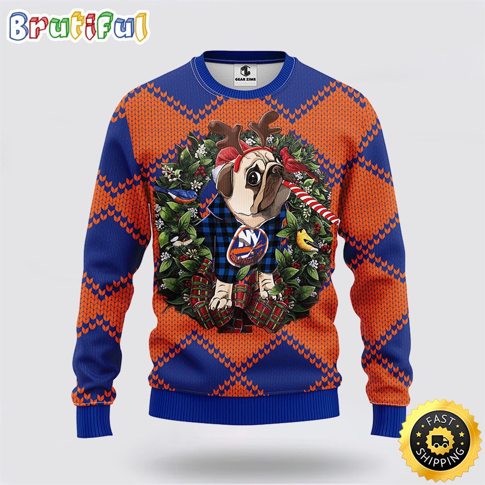 NHL New York Islanders Ugly Sweater Pub Dog Ugly Christmas Sweater jdhong.jpg