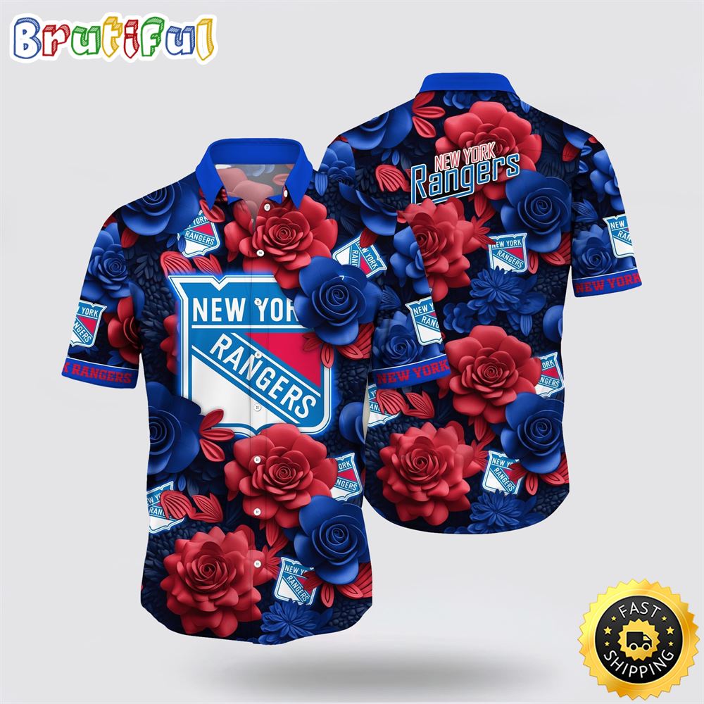 NHL New York Rangers Hawaiian Shirt Tropical Rose Pattern Summer Hawaiian Shirt 1 knp1qj.jpg