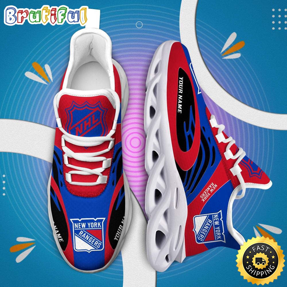 NHL New York Rangers Personalized Max Soul Shoes kwzvjq.jpg