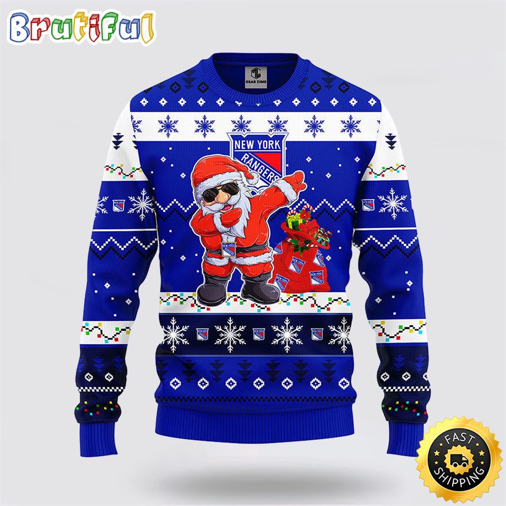 NHL New York Rangers Ugly Sweater Santa Claus Ugly Christmas Sweater oogcf8.jpg