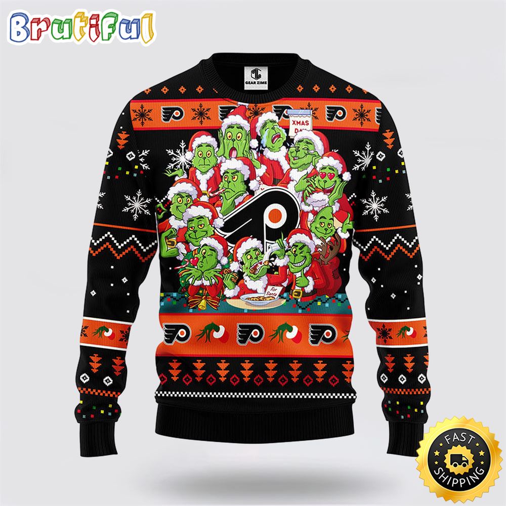 NHL Philadelphia Flyers Ugly Sweater 12 Expressions Of Grinch During The Christmas Season Sweater iw1wei.jpg