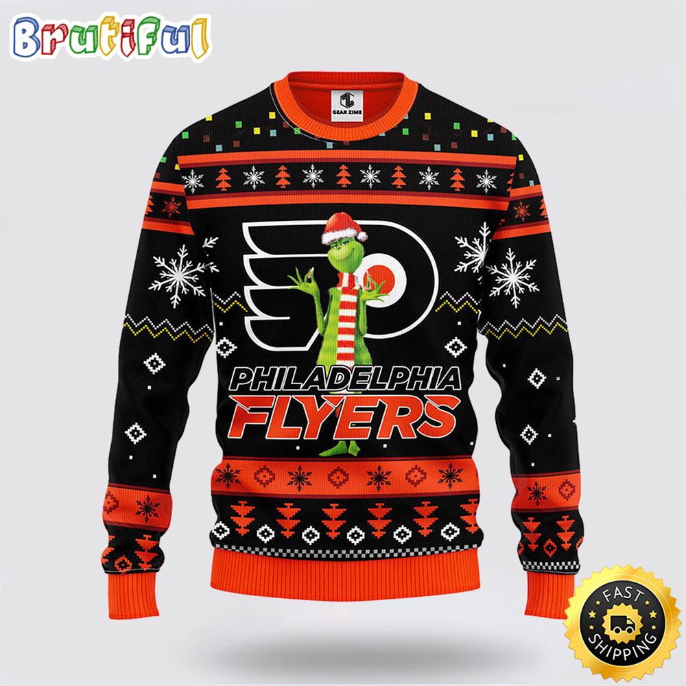 NHL Philadelphia Flyers Ugly Sweater Funny Grinch Ugly Christmas Sweater hy6rwv.jpg