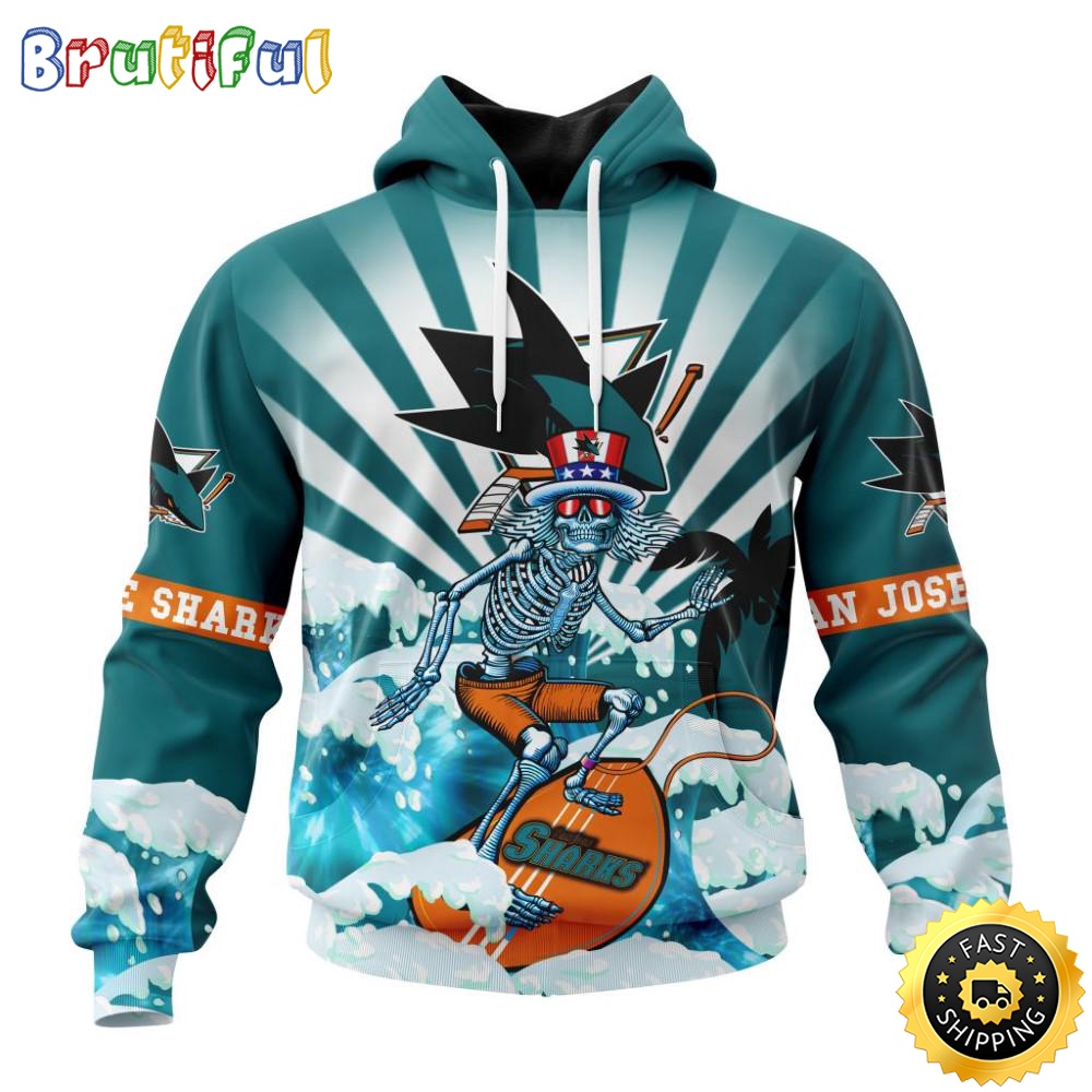 NHL San Jose Sharks Hoodie Specialized Kits For The Grateful Dead 3D Hoodie Unisex Hoodie Tshirt ckm8mh