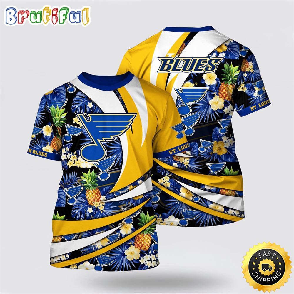 NHL St. Louis Blues All Over Print T Shirt With Tropical Pineapple Summer T Shirt 1 xhxfr8.jpg