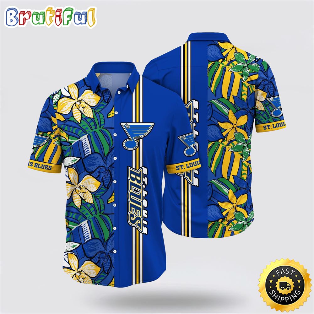 NHL St. Louis Blues Hawaiian Shirt Tropical Tropical Forest Floral Pattern Summer Hawaiian Shirt 1 llea3t.jpg