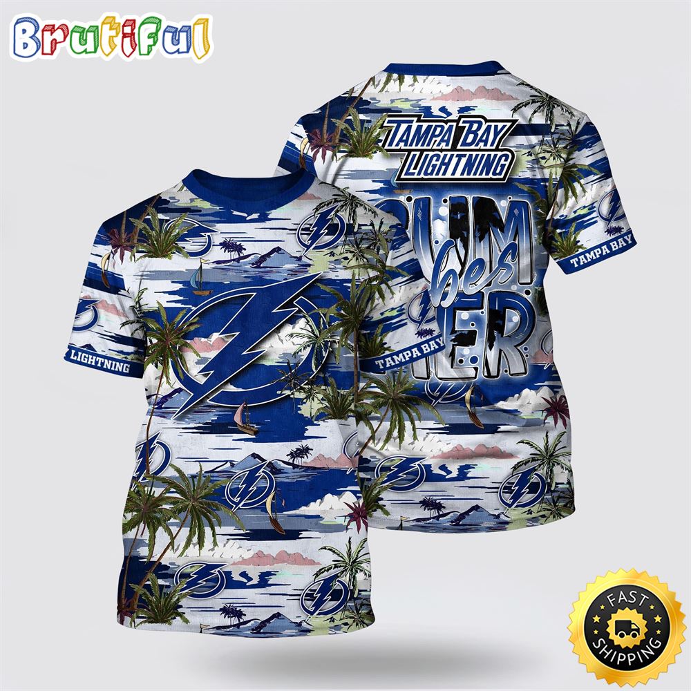 NHL Tampa Bay Lightning All Over Print T Shirt Tropical Desert Island Motif Summer T Shirt 1 oihaso.jpg