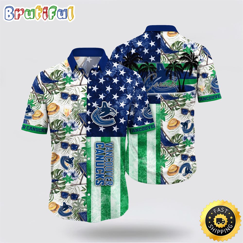 NHL Vancouver Canucks Hawaiian Shirt Tropical Hat And Glasses Pattern Summer Hawaiian Shirt 1 cx2fy7.jpg