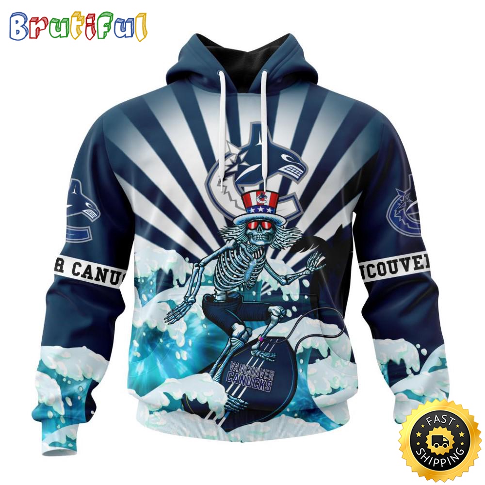 NHL Vancouver Canucks Hoodie Specialized Kits For The Grateful Dead 3D Hoodie Unisex Hoodie Tshirt eh3o5h