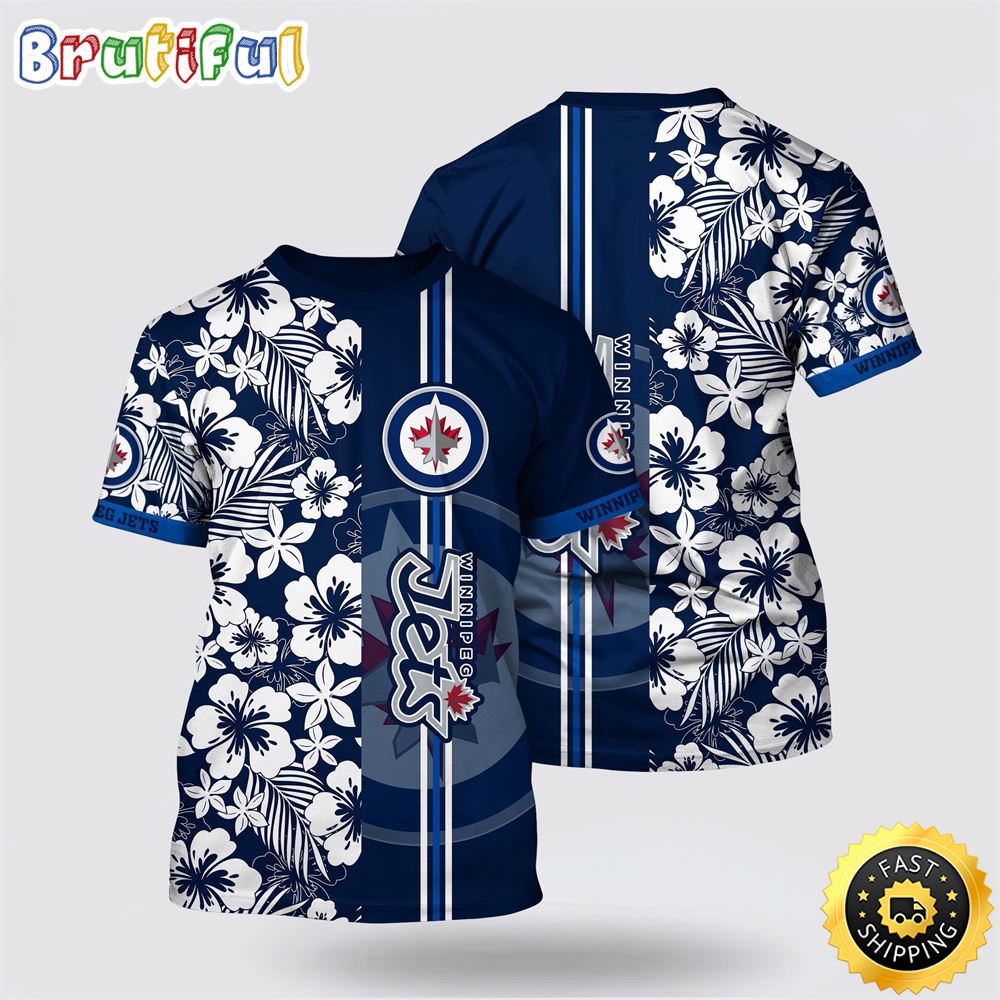NHL Winnipeg Jets All Over Print T Shirt Tropical Apricot Blossom Pattern Summer T Shirt 1 be9d8v.jpg