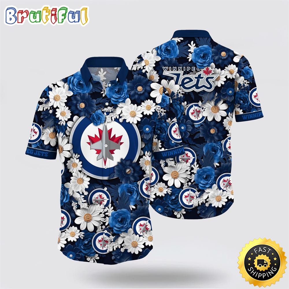 NHL Winnipeg Jets Hawaiian Shirt Tropical Begonia Flower Pattern Summer Hawaiian Shirt 1 chbix6.jpg