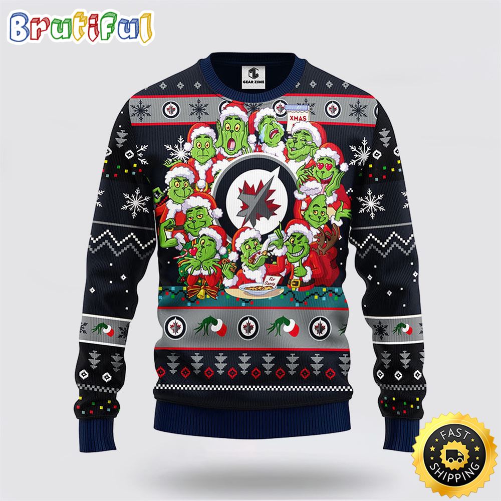 NHL Winnipeg Jets Ugly Sweater 12 Expressions Of Grinch During The Christmas Season Sweater khwoqr.jpg