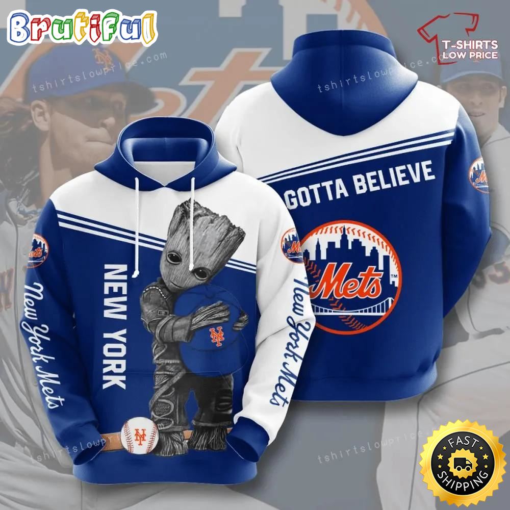 New York Mets Groot Hold Logo Custom Hoodie 3d nzs5ai