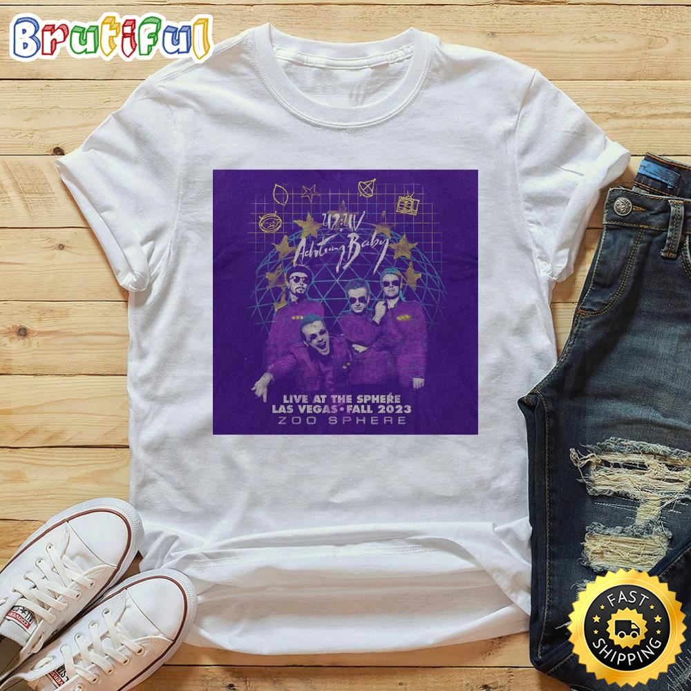 Oc U2 Uv Achtung Baby Tour 2023 Shirt hjiwcf
