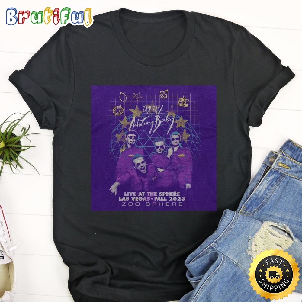 Oc U2 Uv Achtung Baby Tour 2023 Unisex Tshirt wcg9px