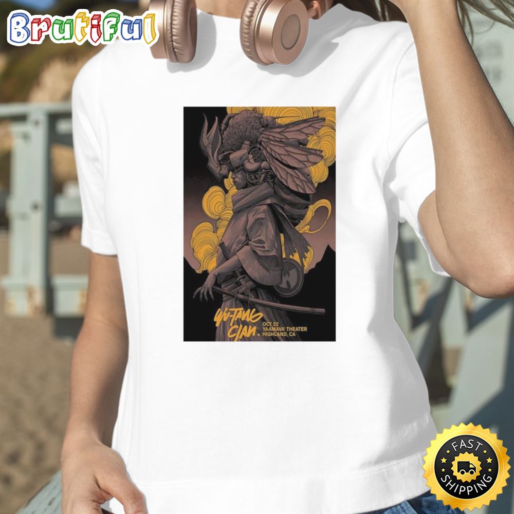 October 22 Highland Ca Wu Tang Clan Yaamava Theater Poster Shirts cguszv