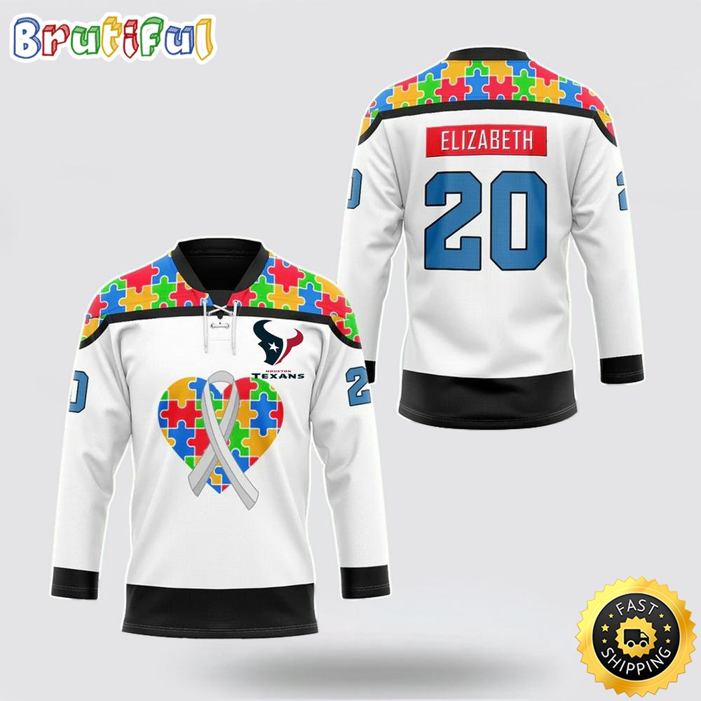 Personalized NFL Houston Texans Hockey Jersey Autism Awareness Nfl Hockey Jersey For Fans kvm2lt.jpg