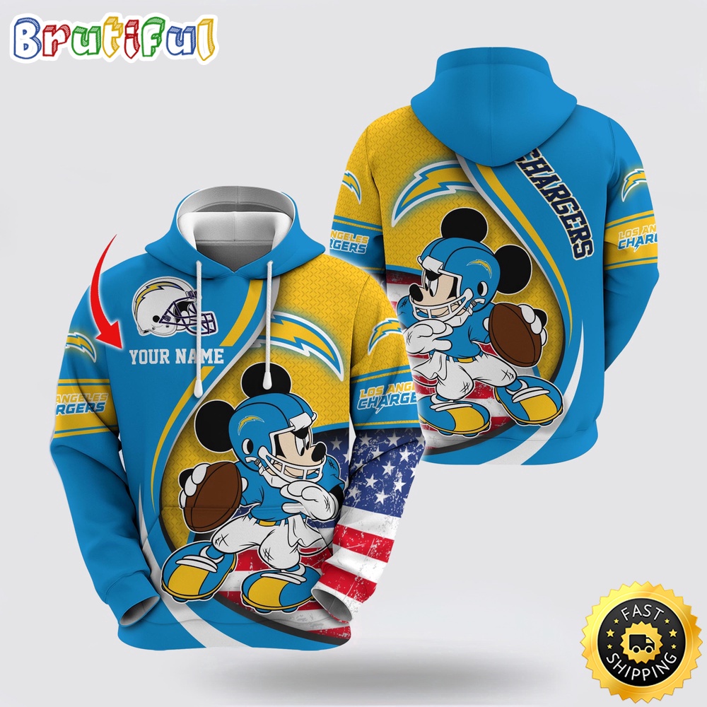 Personalized NFL Los Angeles Chargers Hoodie Mickey Mouse 100 Year Anniversary 1 tbmt9a.jpg
