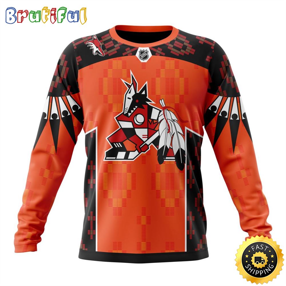 Personalized NHL Arizona Coyotes Sweatshirt Specialized Design Child Lives Matter All Over Print Sweatshirt Unisex 1 rewjou.jpg