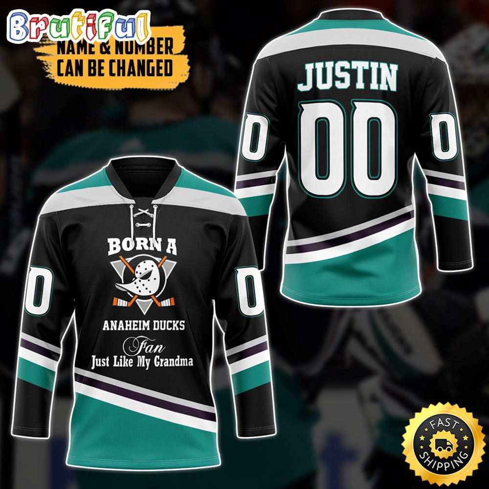 Personalized NHL Born A AD Fan Just Like My Grandma Hockey Jersey Nhl Hockey Jerseys 1 j2nmyt.jpg