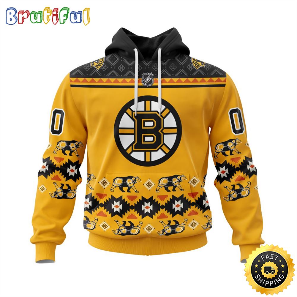 Personalized NHL Boston Bruins Hoodie Specialized Native Concepts All Over Print 3D Hoodie Unisex Personalized NHL Boston Bruins Hoodie Specialized Native Concepts All Over Print 3D Hoodie Unisex