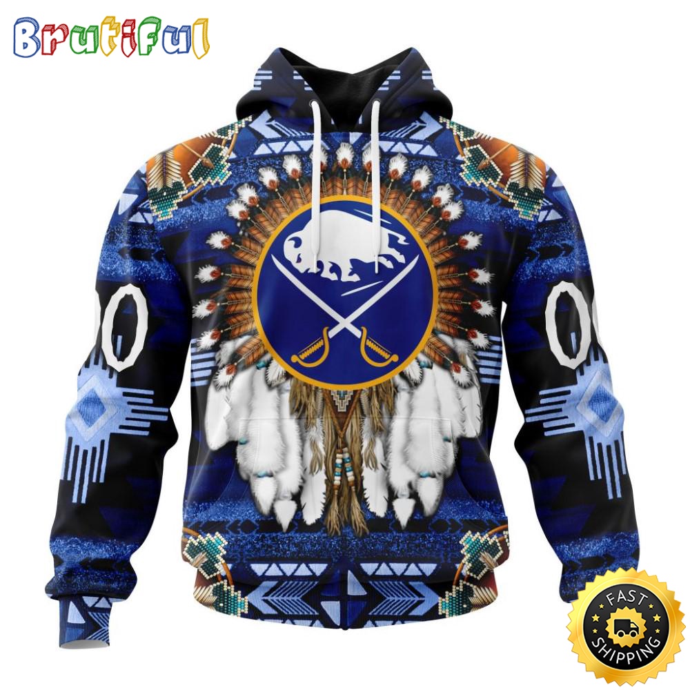 Personalized NHL Buffalo Sabres Hoodie Special Native Costume Design 3D Hoodie Unisex Tshirt Hoodie nyvoso