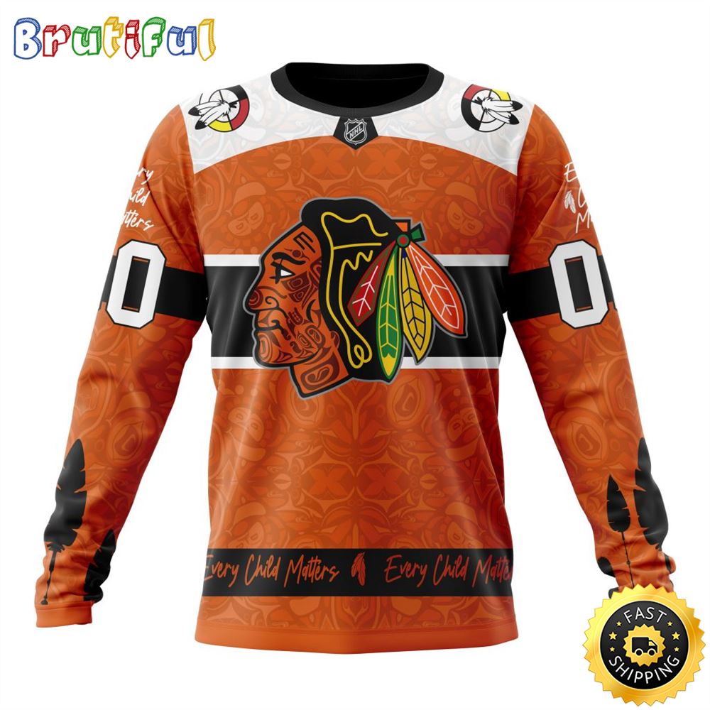 Personalized NHL Chicago BlackHawks Sweatshirt Specialized Design Support Child Lives Matter All Over Print Sweatshirt Unisex 1 jhkkhs.jpg