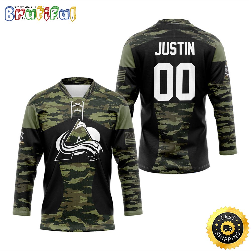 Personalized NHL Colorado Avalanche Honors Veterans Hockey Jersey Nhl Hockey Jerseys 1 acjh3c.jpg