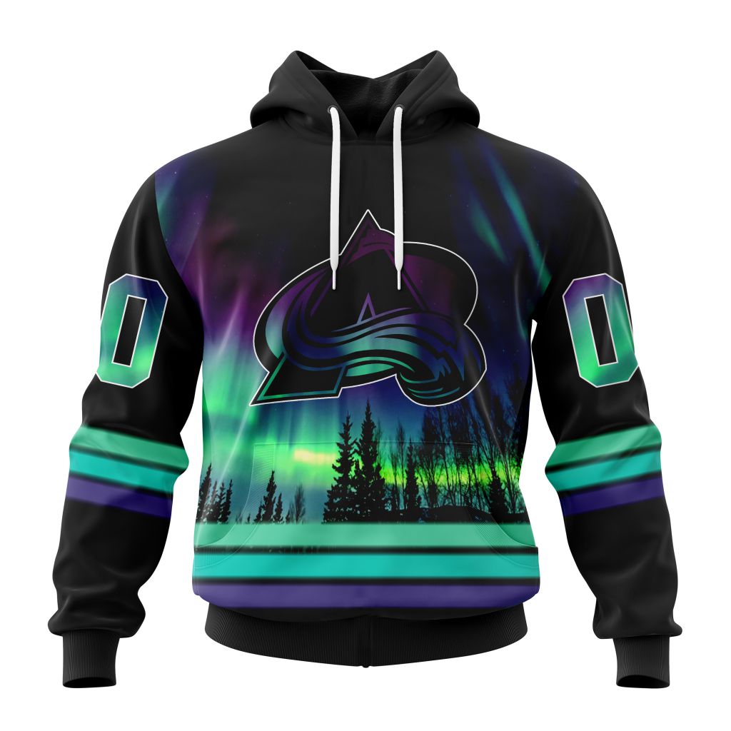 Personalized NHL Colorado Avalanche Hoodie Special Design With Northern Lights All Over Print 3D Hoodie Unisex 1 y7luid.jpg