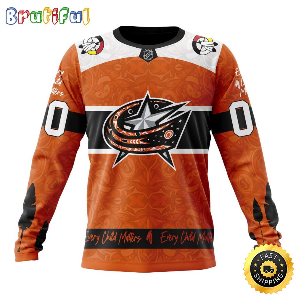 Personalized NHL Columbus Blue Jackets Sweatshirt Specialized Design Support Child Lives Matter All Over Print Sweatshirt Unisex 1 hxwacw.jpg