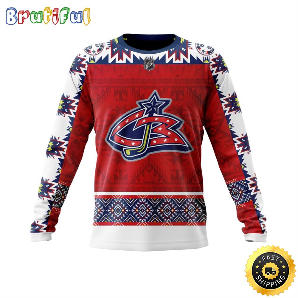 Personalized NHL Columbus Blue Jackets Sweatshirt Specialized Native Concepts All Over Print Sweatshirt Unisex 1 pk3qqv.jpg
