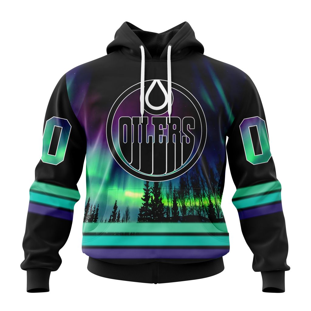 Personalized NHL Edmonton Oilers Hoodie Special Design With Northern Lights All Over Print 3D Hoodie Unisex 1 yzusmc.jpg