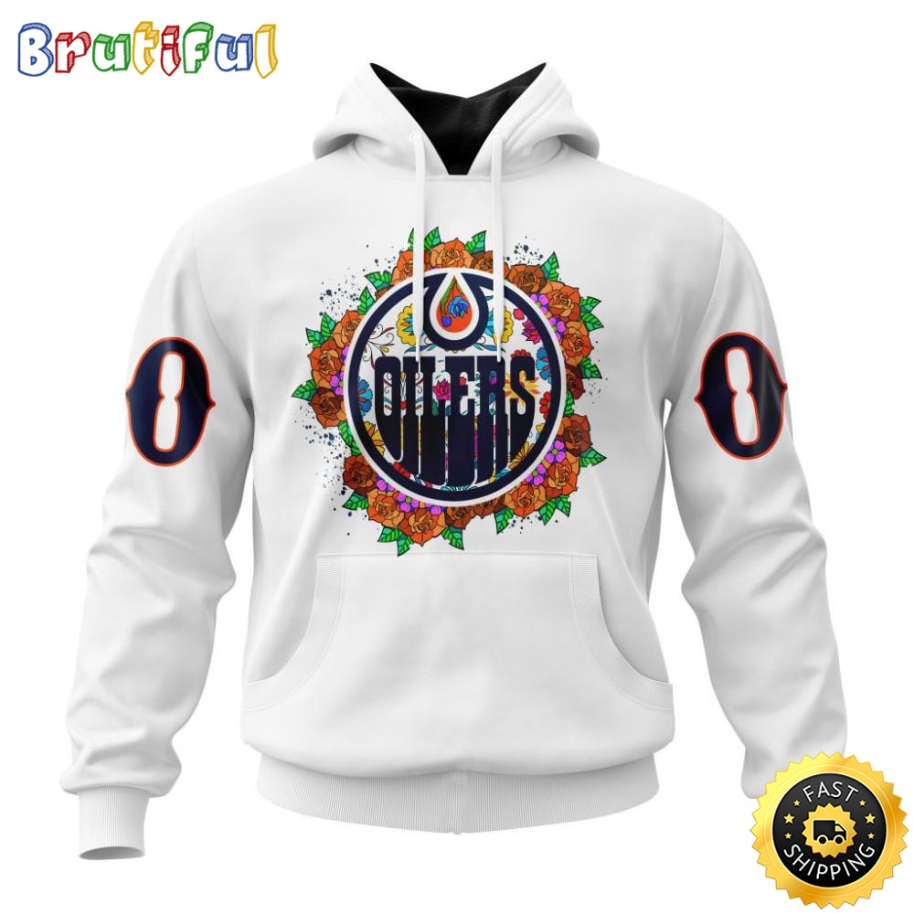Personalized NHL Edmonton Oilers Hoodie Specialized Dia De Muertos 3D Hoodie Unisex Tshirt Hoodie mwg2cm