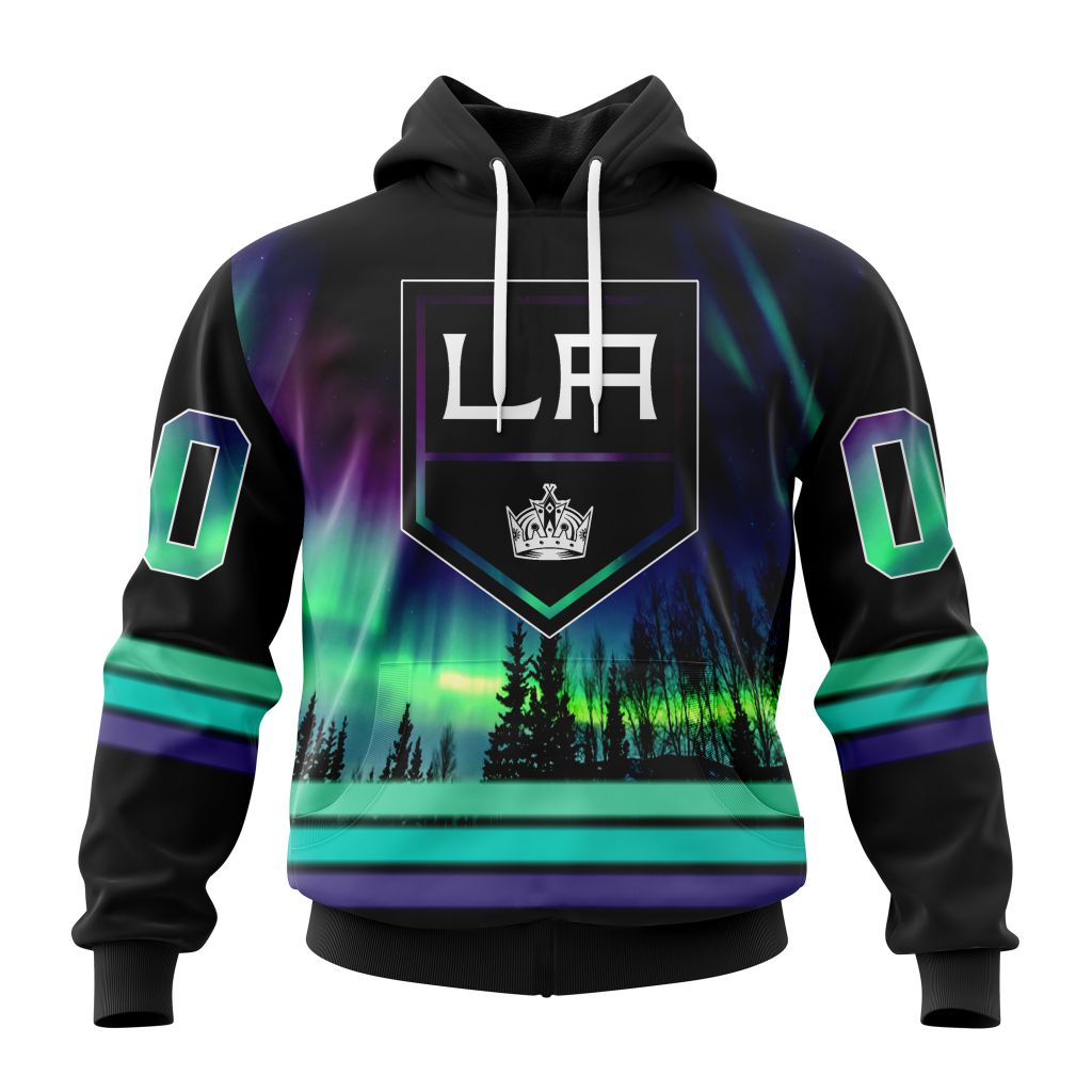 Personalized NHL Los Angeles Kings Hoodie Special Design With Northern Lights All Over Print 3D Hoodie Unisex 1 qtlgy3.jpg