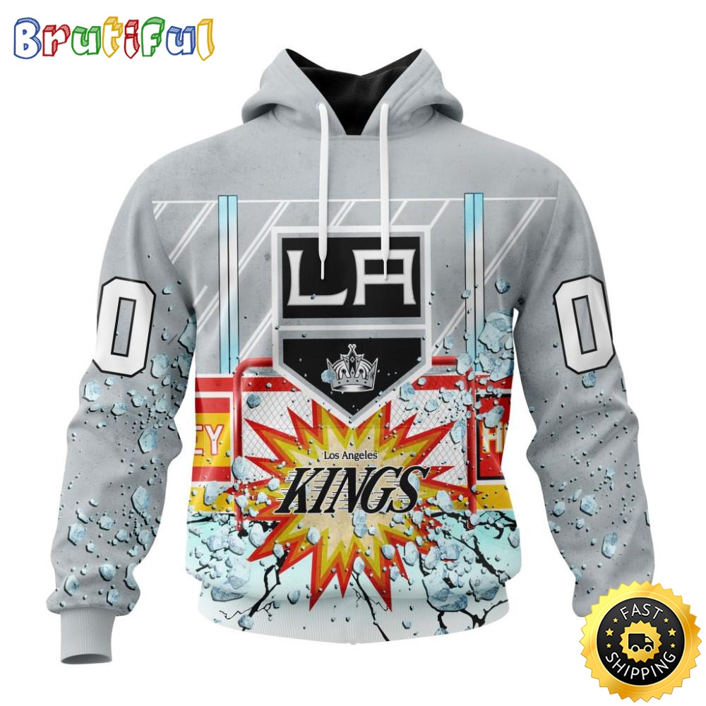 Personalized NHL Los Angeles Kings Hoodie With Ice Hockey Arena 3D Hoodie Unisex Tshirt Hoodie grmnkf