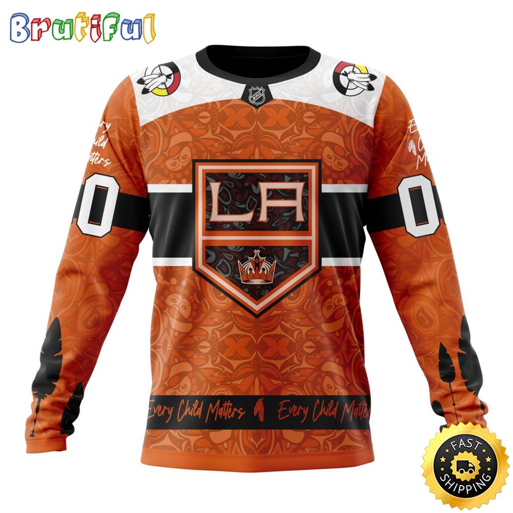 Personalized NHL Los Angeles Kings Sweatshirt Specialized Design Support Child Lives Matter All Over Print Sweatshirt Unisex 1 vzeuxt.jpg