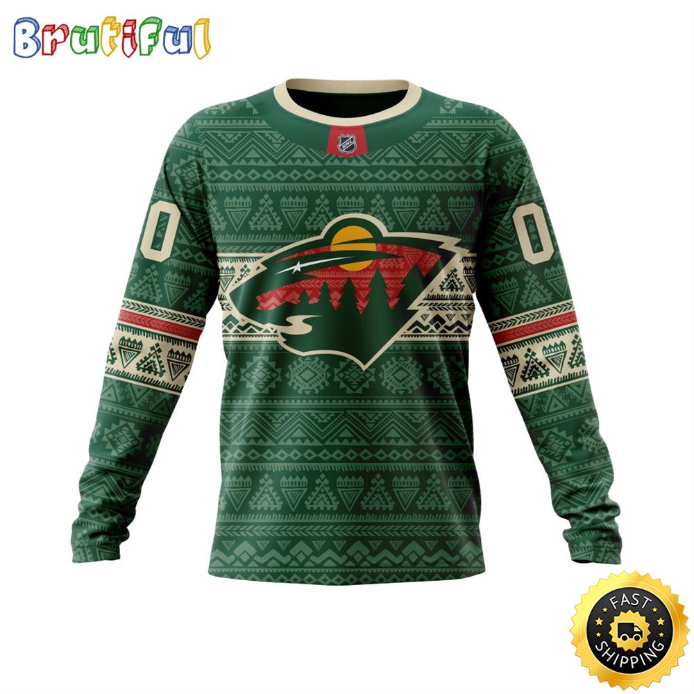 Personalized NHL Minnesota Wild Sweatshirt Specialized Native Concepts All Over Print Sweatshirt Unisex 1 ndboo1.jpg
