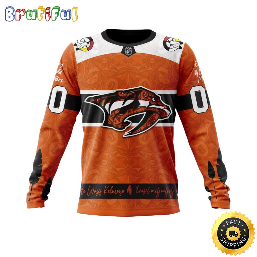 Personalized NHL Nashville Predators Sweatshirt Specialized Design Support Child Lives Matter All Over Print Sweatshirt Unisex 1 t0jema.jpg
