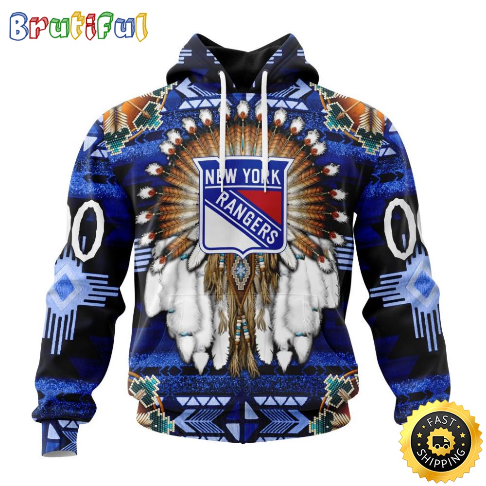 Personalized NHL New York Rangers Hoodie Special Native Costume Design 3D Hoodie Unisex Tshirt Hoodie ggs9hd