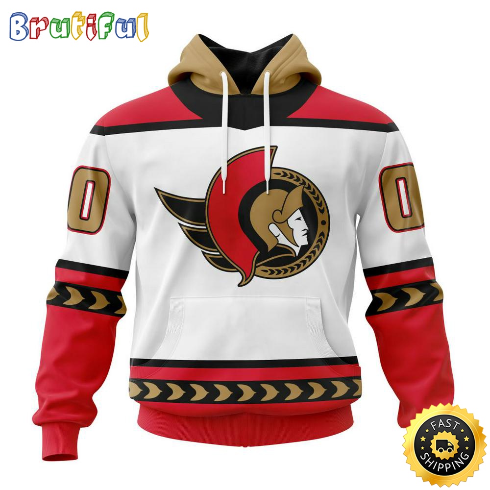 Personalized NHL Ottawa Senators Hoodie Specialized Unisex Kits With Retro Concepts All Over Print Hoodie tkrocx